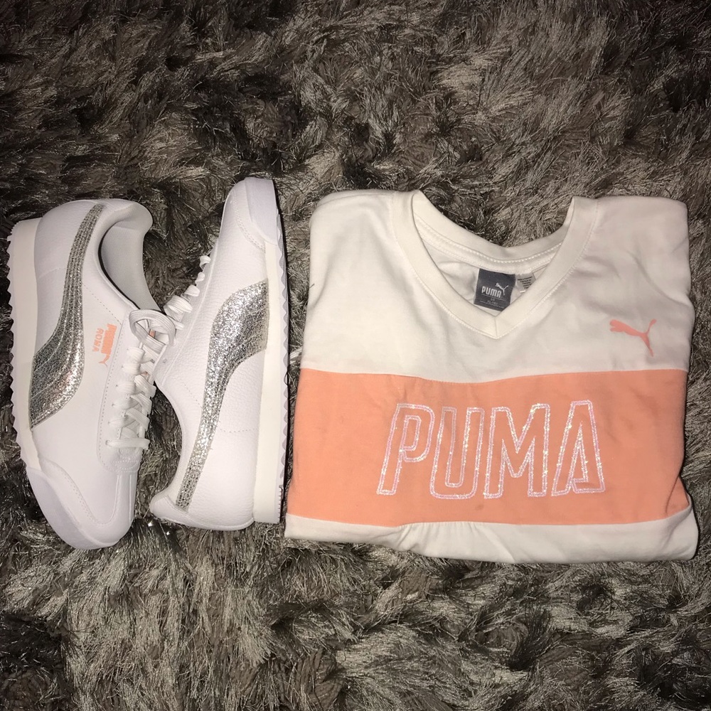 Puma Shoes and Shirt
